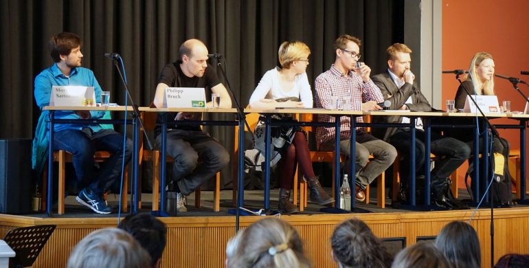 Podiumsdiskussion zur Bundestagswahl