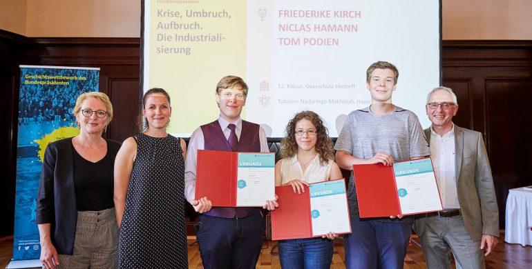 Erfolgreich beim Geschichtswettbewerb des Bundespräsidenten 2019