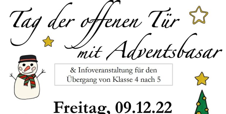 Tag der Offenen Tür mit Adventsbasar